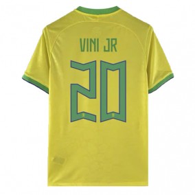 Brasilien Vinicius Junior 20 2023/2024 Hemma Fotbollströjor Kortärmad